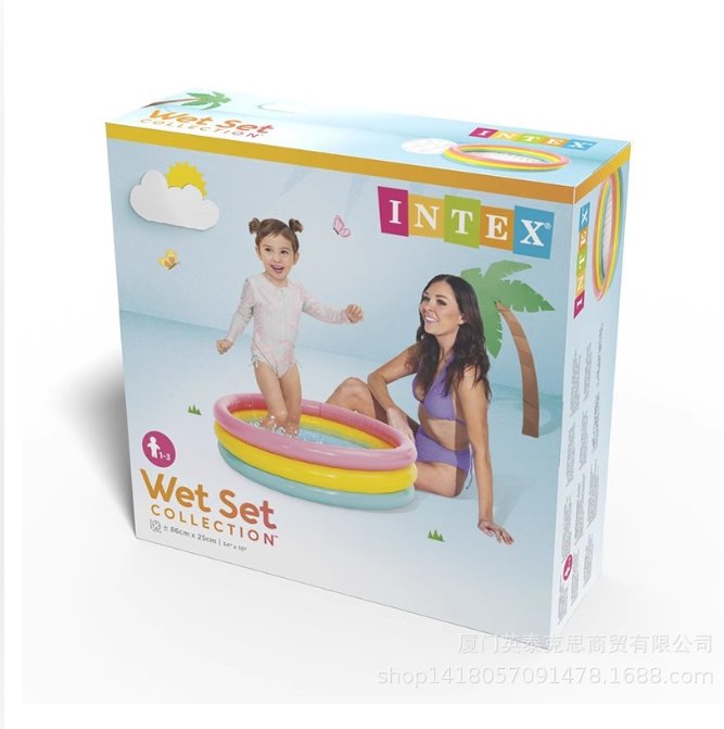 אמבטיה מתנפחת ניידת לתינוקות INTEX – תמונה 5