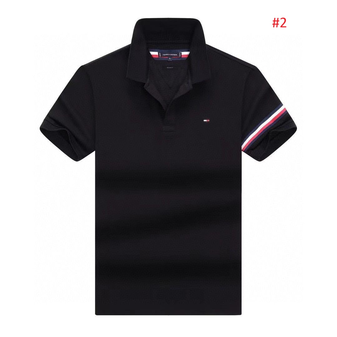 חולצת פולו בשילוב לוגו לגברים טומי TOMMY – תמונה 3