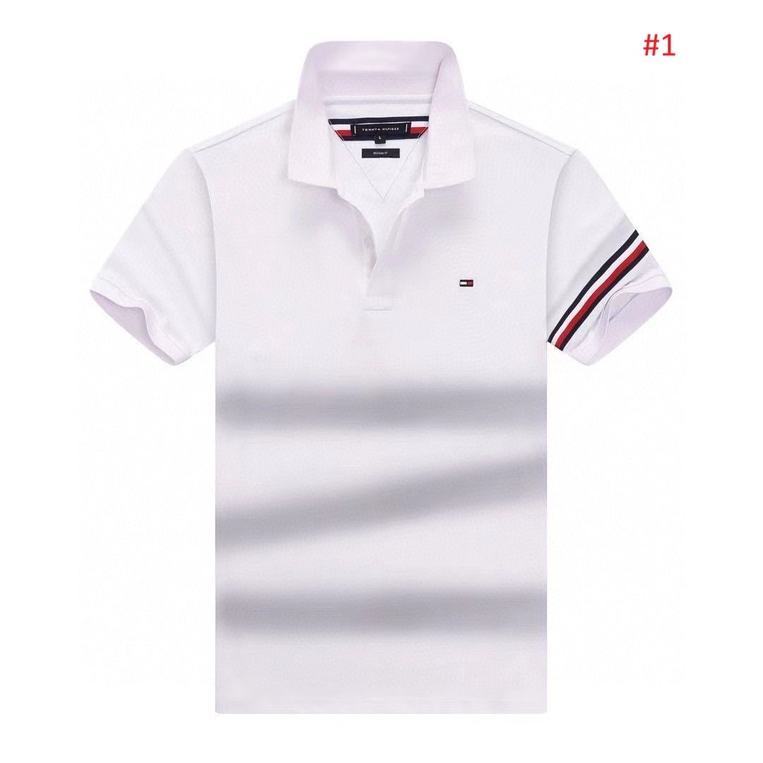 חולצת פולו בשילוב לוגו לגברים טומי TOMMY – תמונה 2