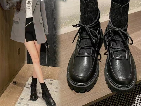 מגפי טרקטור גרב נשים בהשראת זארה ZARA – תמונה 4