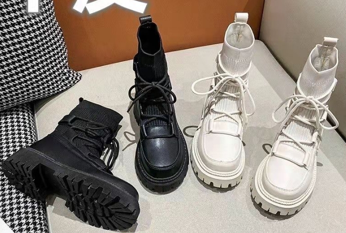 מגפי טרקטור גרב נשים בהשראת זארה ZARA – תמונה 3