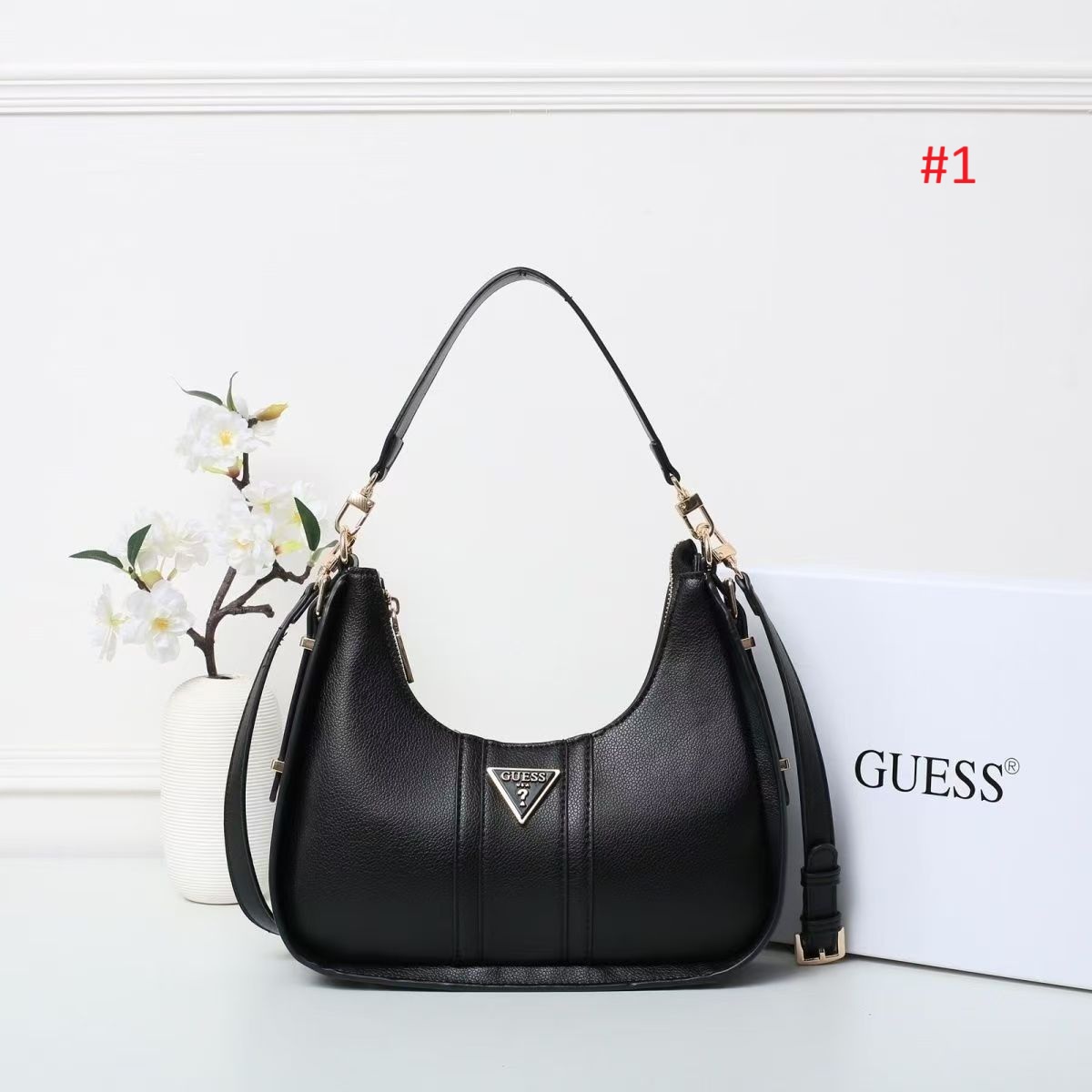 תיק ערב לנשים עם ארנקון תואם גאס GUESS – תמונה 2
