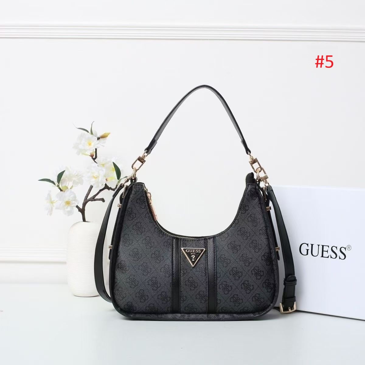 תיק ערב לנשים עם ארנקון תואם גאס GUESS – תמונה 6