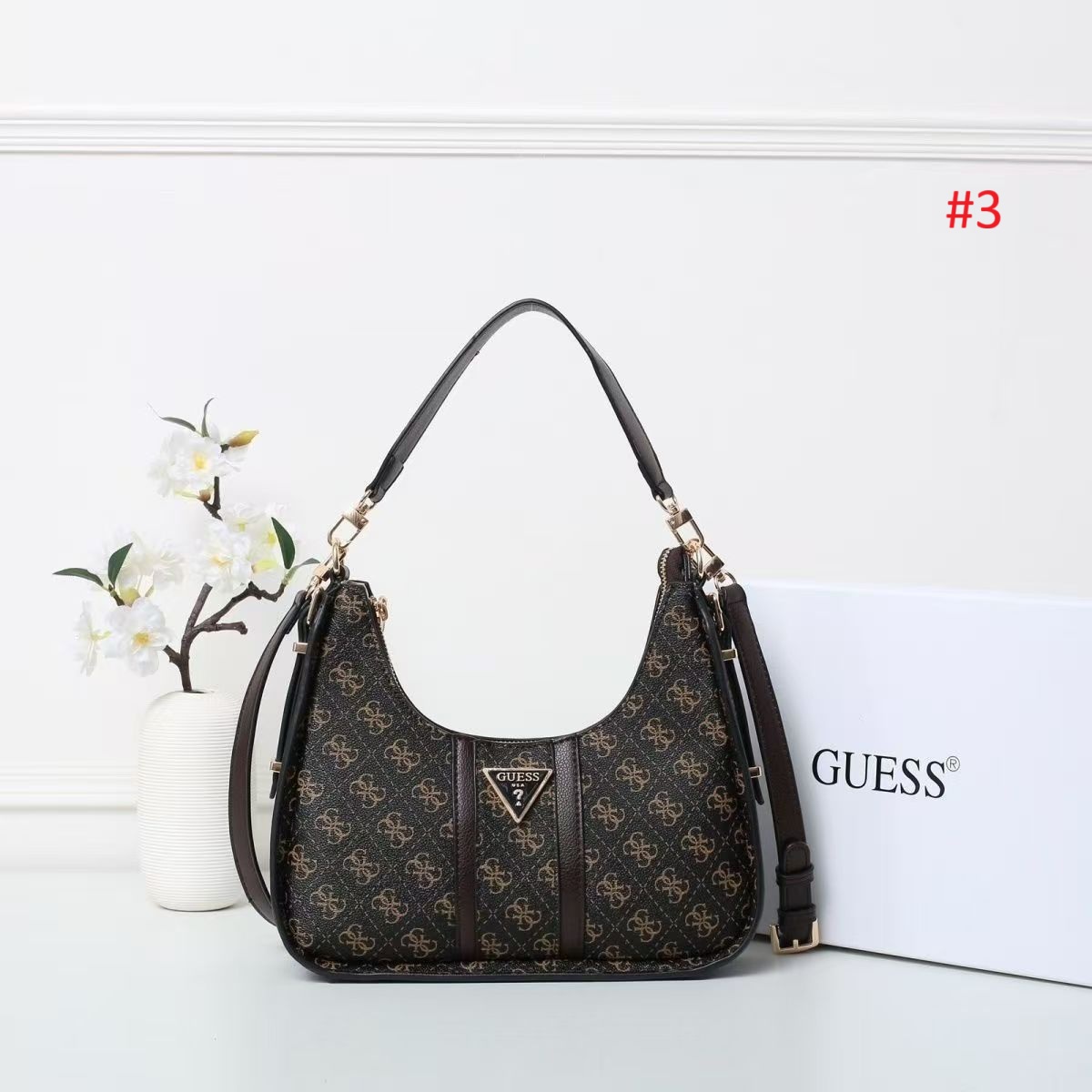 תיק ערב לנשים עם ארנקון תואם גאס GUESS – תמונה 4