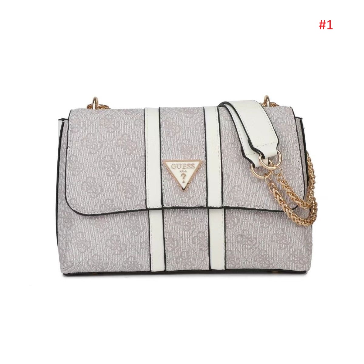 תיק צד מעטפה שני צבעים גאס GUESS – תמונה 3