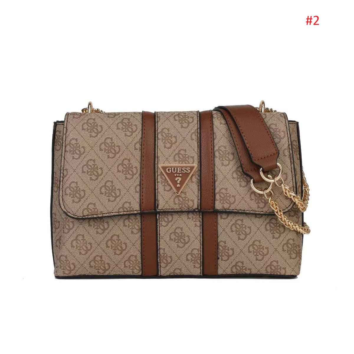 תיק צד מעטפה שני צבעים גאס GUESS – תמונה 4