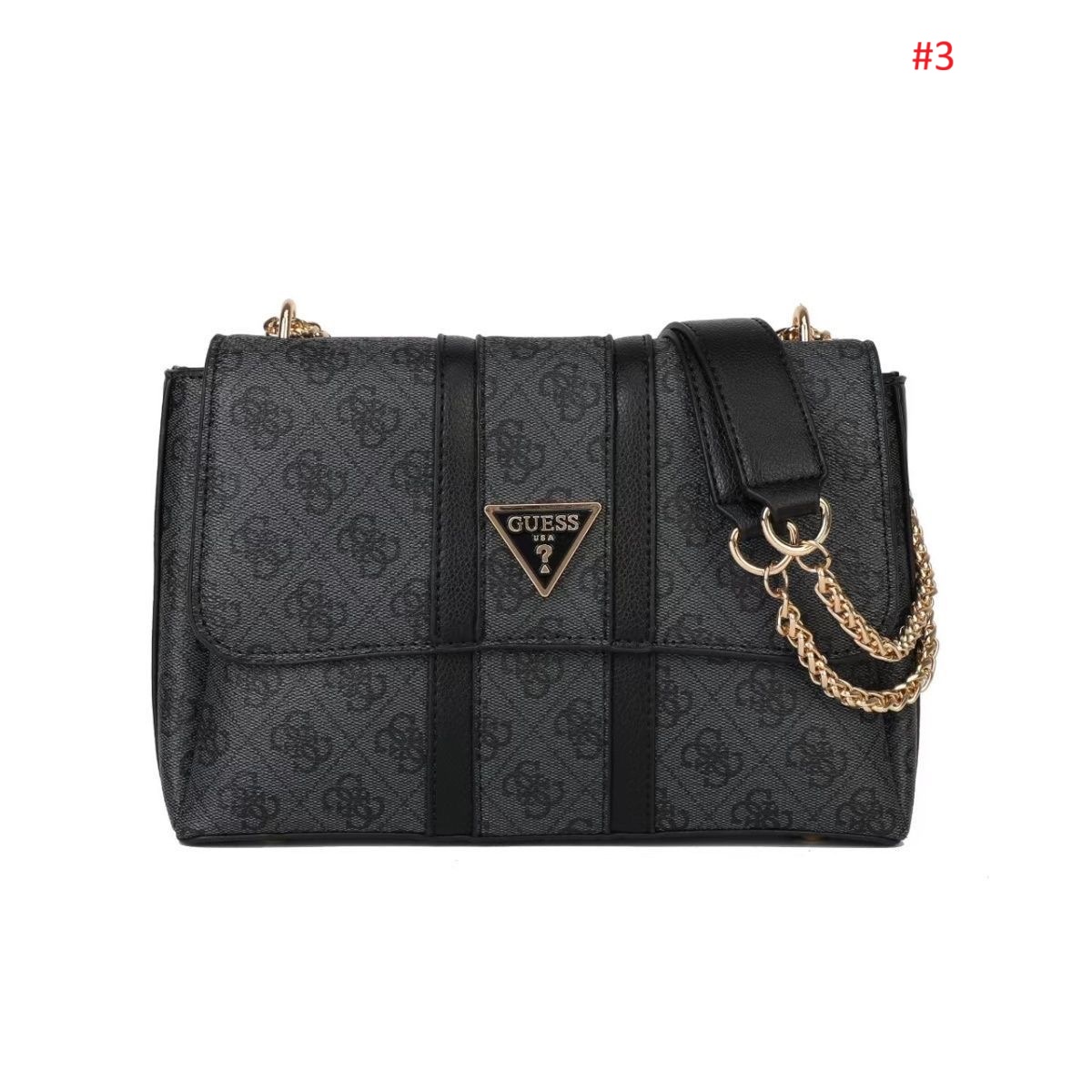 תיק צד מעטפה שני צבעים גאס GUESS – תמונה 5