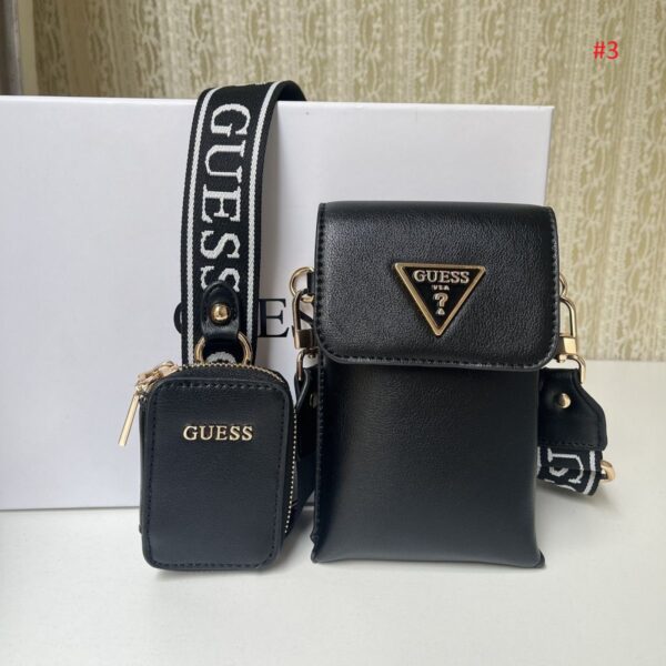 ⁦תיק צד מלבני קטן לנשים גאס GUESS⁩ – תמונה ⁦4⁩
