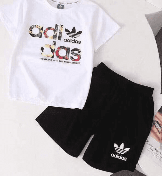 חליפה ספורטיבית קצרה לילדים אדידס ADIDAS – תמונה 3