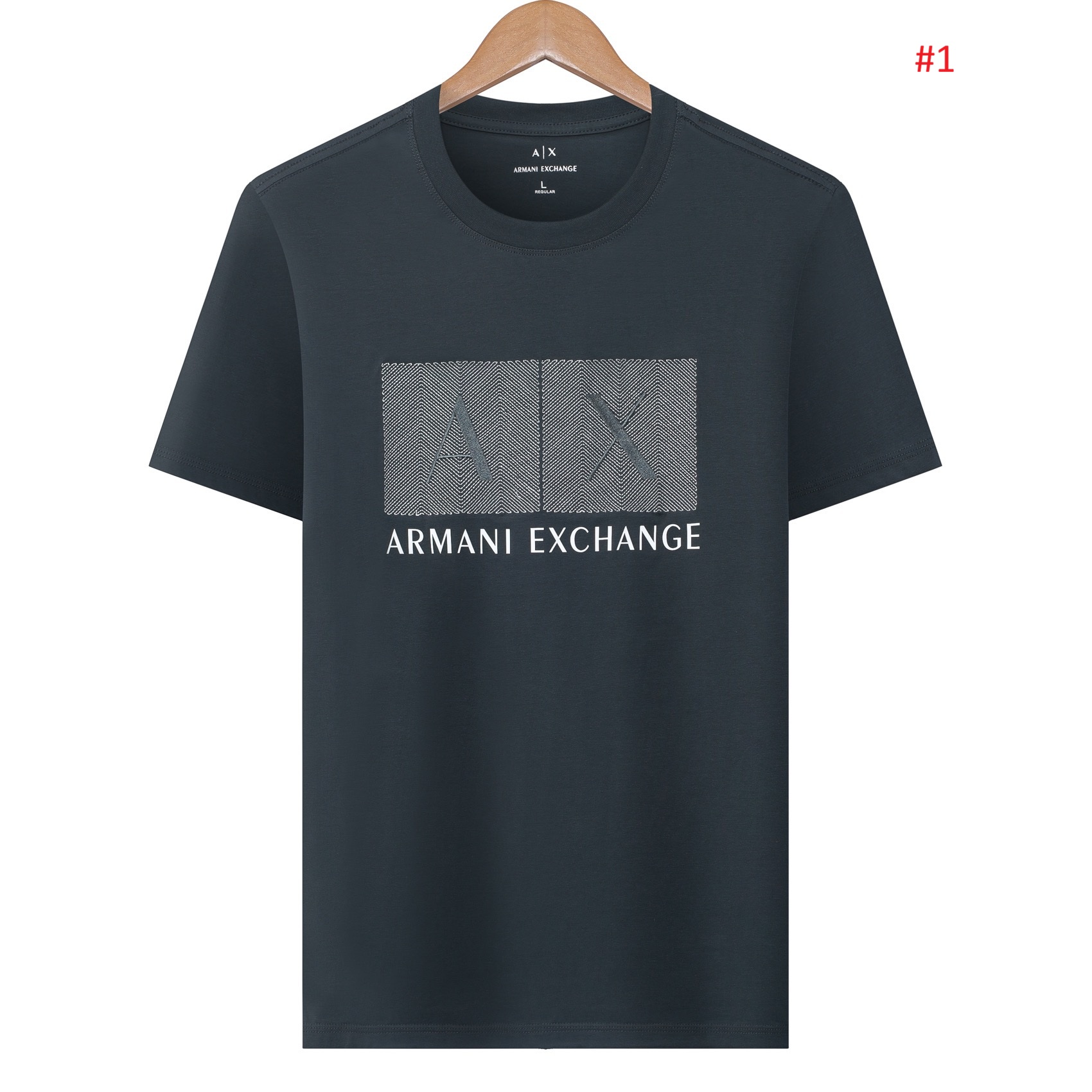חולצה קצרה לגברים עם לוגו ארמני ARMAN – תמונה 2