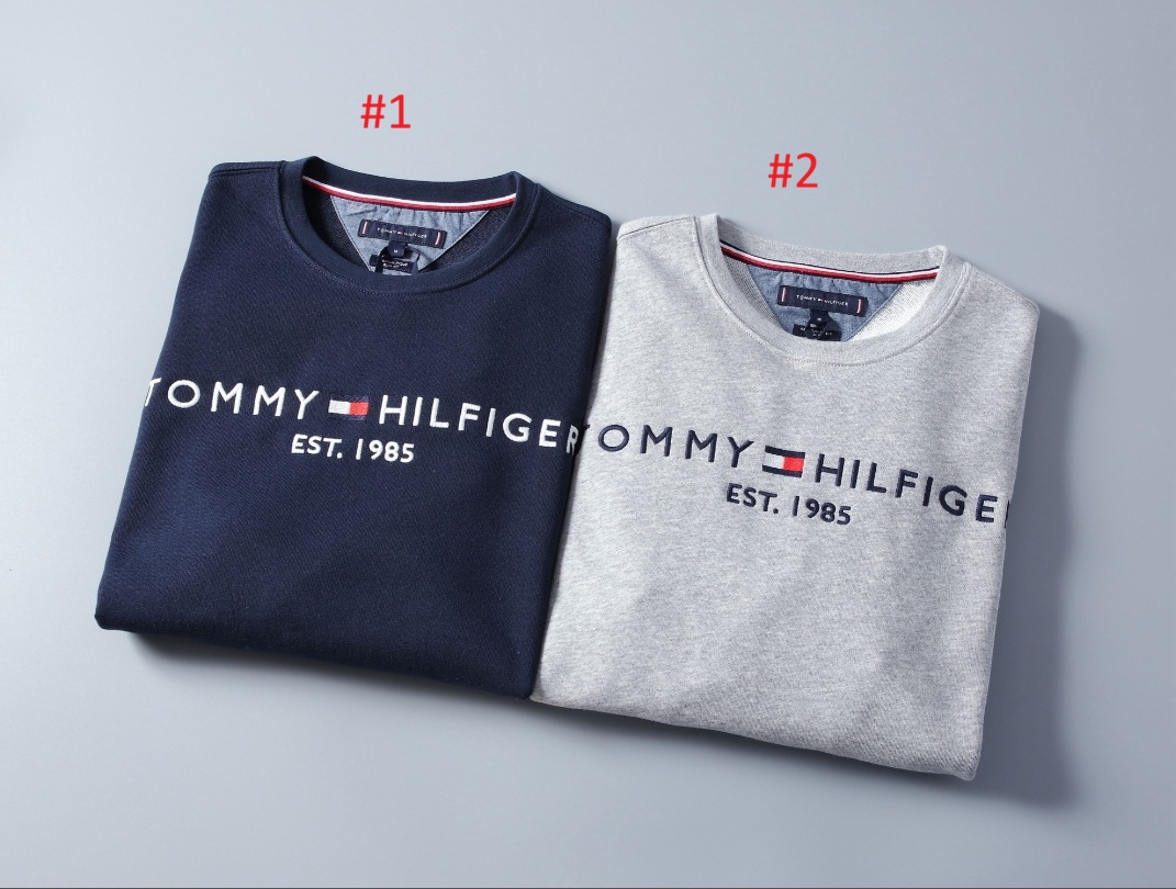 חולצת פוטר שרוול ארוך גברים טומי היליפיגר TOMMY HILFIGER – תמונה 2