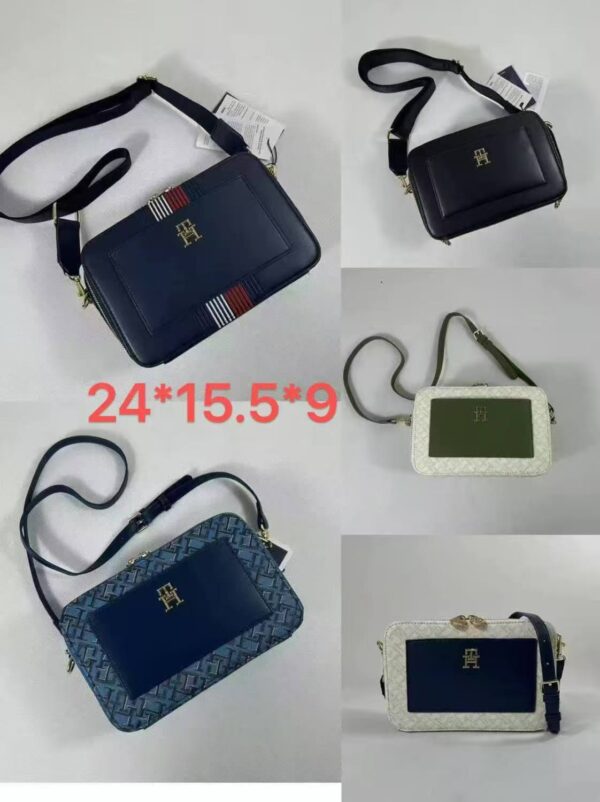 ⁦תיק צד מלבני עם רוכסן לנשים טומי היליפיגר TOMMY HILFIGER⁩ – תמונה ⁦10⁩