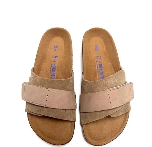 ⁦כפכפי בירקנשטוק זמש לנשים Birkenstock⁩ – תמונה ⁦3⁩