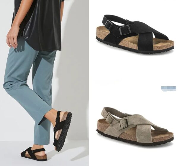 ⁦סנדלי בירקנשטוק זמש איקס לנשים Birkenstock⁩ – תמונה ⁦6⁩