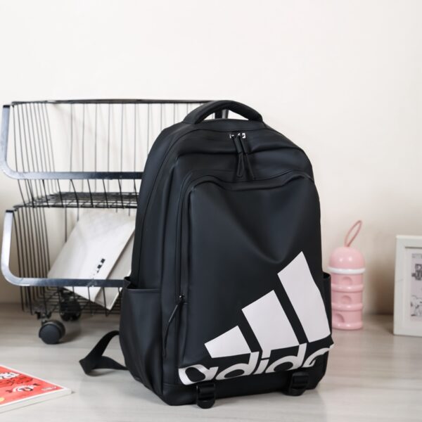 ⁦תיק גב ילקוט הדפס לוגו גדול 2 תאים אדידס ADIDAS⁩ – תמונה ⁦15⁩