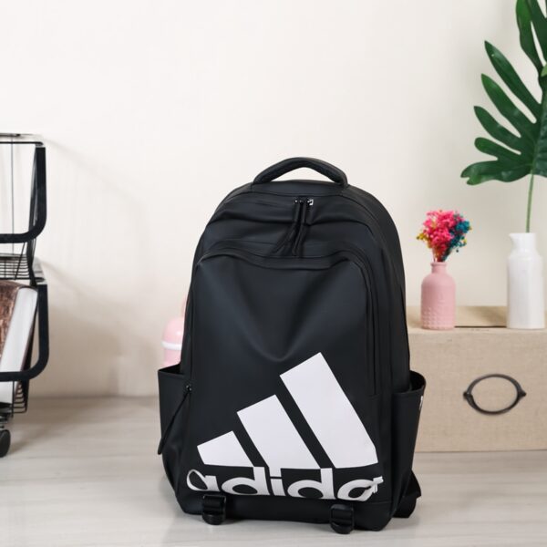 ⁦תיק גב ילקוט הדפס לוגו גדול 2 תאים אדידס ADIDAS⁩ – תמונה ⁦16⁩