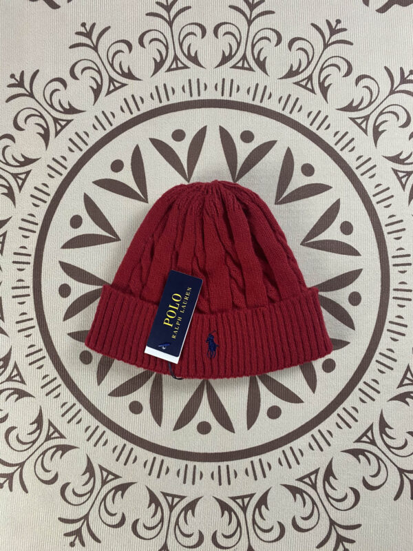 ⁦כובע צמר דוגמת צמות  פולו ראלף לורן Ralph Lauren⁩ – תמונה ⁦7⁩