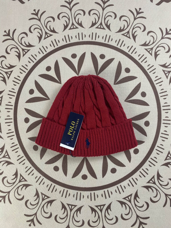 ⁦כובע צמר פולו ראלף לורן דוגמת צמות Ralph Lauren⁩ – תמונה ⁦7⁩