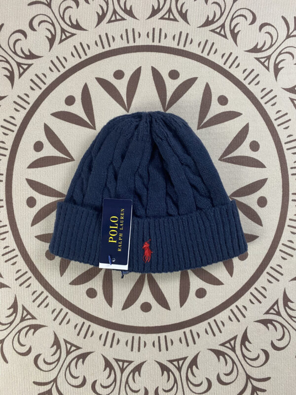 ⁦כובע צמר פולו ראלף לורן דוגמת צמות Ralph Lauren⁩ – תמונה ⁦4⁩