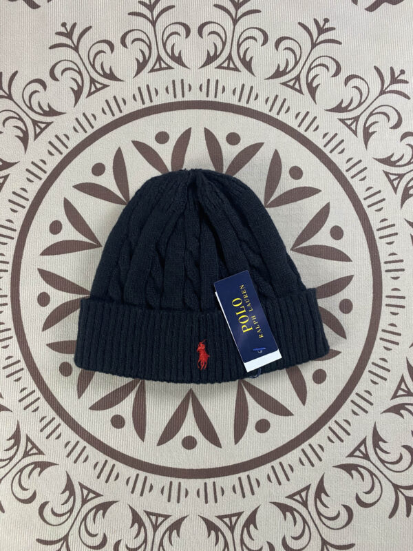 ⁦כובע צמר דוגמת צמות  פולו ראלף לורן Ralph Lauren⁩ – תמונה ⁦5⁩