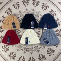 כובע צמר דוגמת צמות  פולו ראלף לורן Ralph Lauren