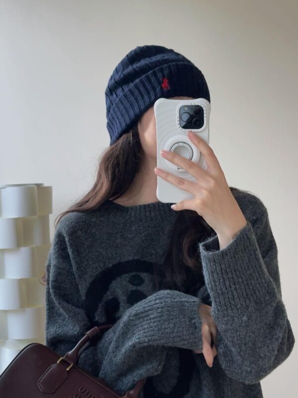 ⁦כובע צמר דוגמת צמות  פולו ראלף לורן Ralph Lauren⁩ – תמונה ⁦13⁩