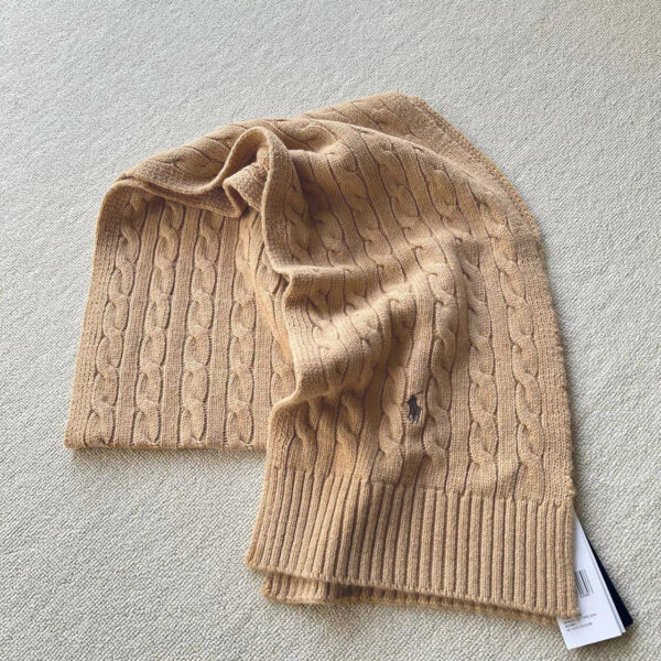 ⁦סט כובע וצעיף סרוגים פולו ראלף לורן Ralph Lauren⁩ – תמונה ⁦11⁩