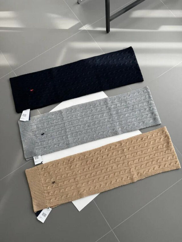 ⁦סט כובע וצעיף סרוגים פולו ראלף לורן Ralph Lauren⁩ – תמונה ⁦14⁩