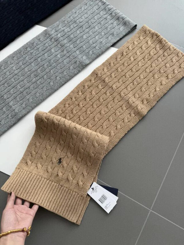 ⁦סט כובע וצעיף סרוגים פולו ראלף לורן Ralph Lauren⁩ – תמונה ⁦13⁩