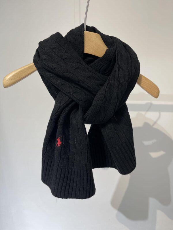 ⁦סט כובע וצעיף סרוגים פולו ראלף לורן Ralph Lauren⁩ – תמונה ⁦4⁩
