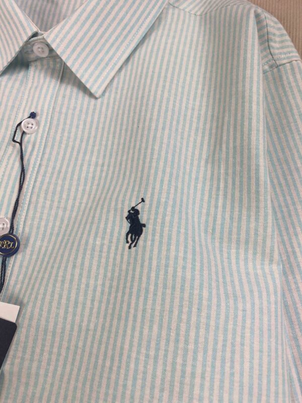 ⁦חולצת פסים מכופתרת לגברים פולו ראלף לורן Ralph Lauren⁩ – תמונה ⁦6⁩