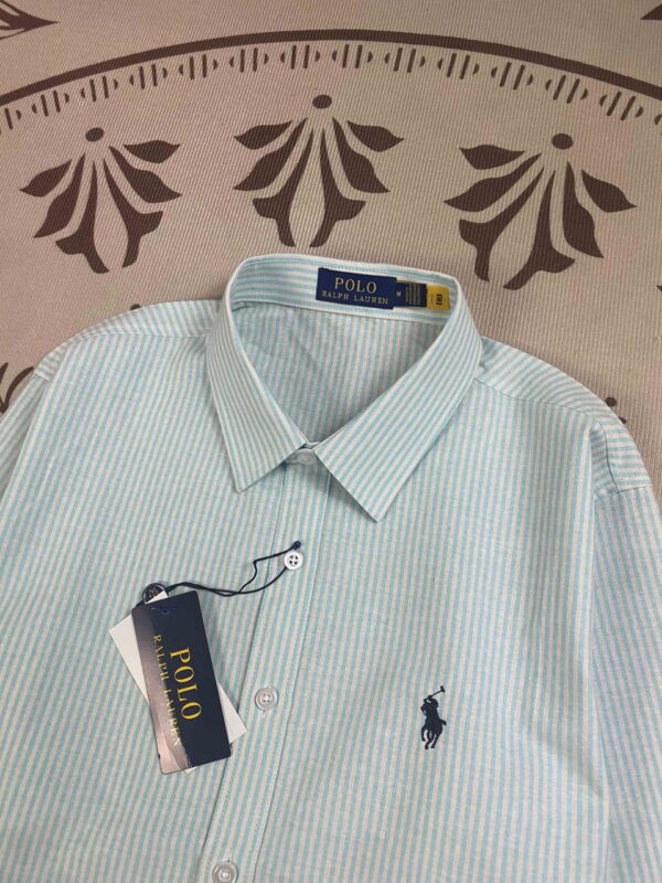 ⁦חולצת פסים מכופתרת לגברים פולו ראלף לורן Ralph Lauren⁩ – תמונה ⁦4⁩