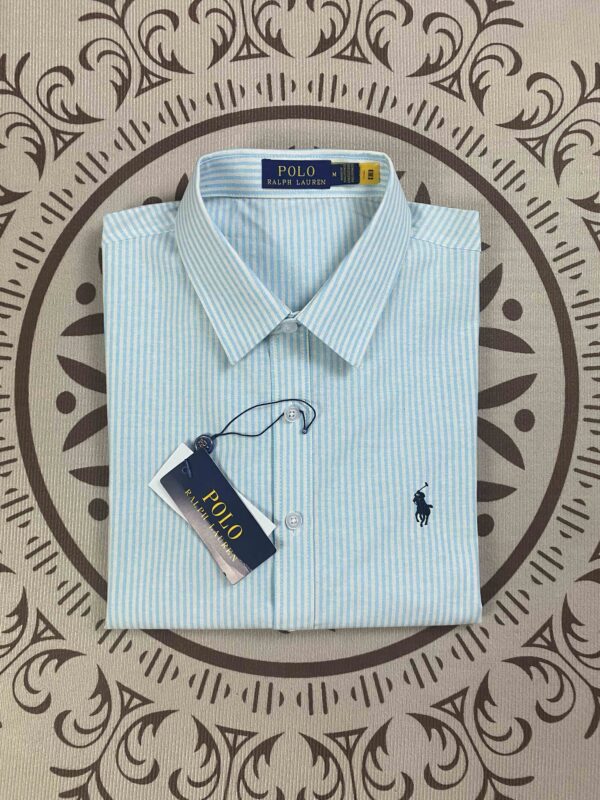 ⁦חולצה מכופתרת פסים לגברים  פולו ראלף לורן Ralph Lauren⁩ – תמונה ⁦2⁩
