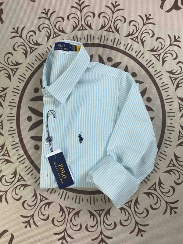 ⁦חולצה מכופתרת פסים לגברים  פולו ראלף לורן Ralph Lauren⁩ – תמונה ⁦3⁩