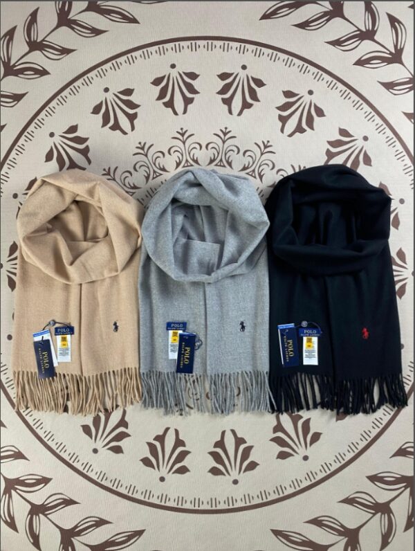⁦צעיף צמר אופנתי לנשים  פולו ראלף לורן Ralph Lauren⁩ – תמונה ⁦3⁩
