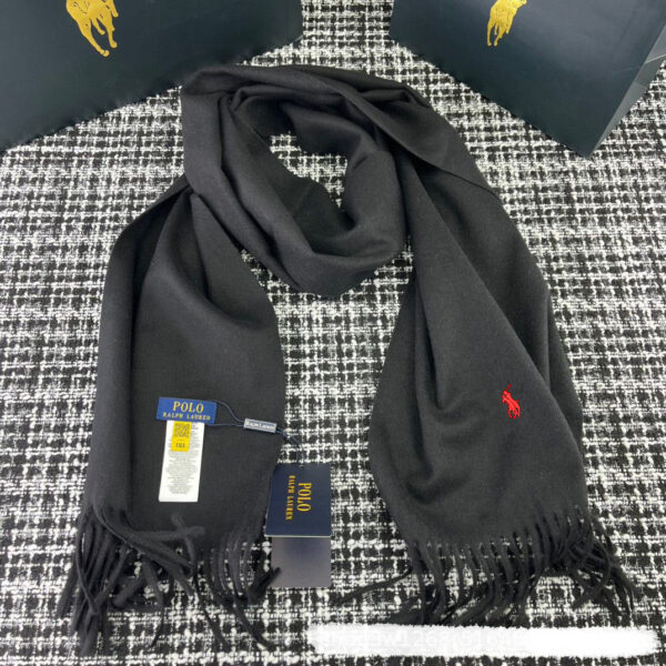 ⁦צעיף צמר אופנתי לנשים  פולו ראלף לורן Ralph Lauren⁩ – תמונה ⁦5⁩