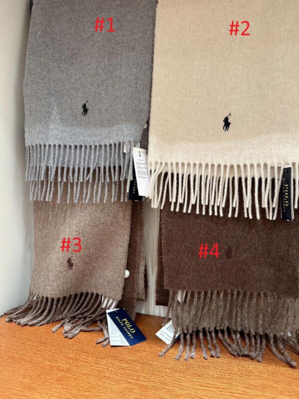 ⁦צעיף צמר אופנתי לנשים  פולו ראלף לורן Ralph Lauren⁩ – תמונה ⁦2⁩