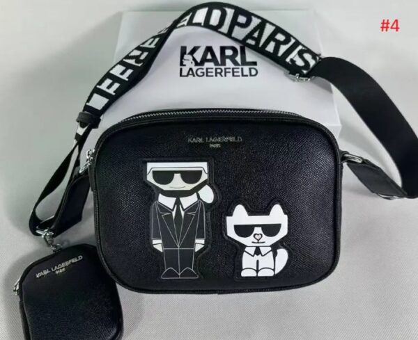⁦תיק צד לנשים עם ארנק תואם קארל לגרפלד  Karl Lagerfeld⁩ – תמונה ⁦5⁩