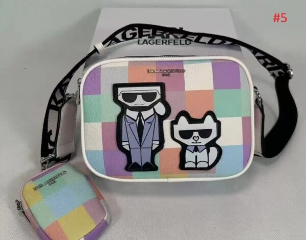 ⁦תיק צד לנשים עם ארנק תואם קארל לגרפלד  Karl Lagerfeld⁩ – תמונה ⁦6⁩
