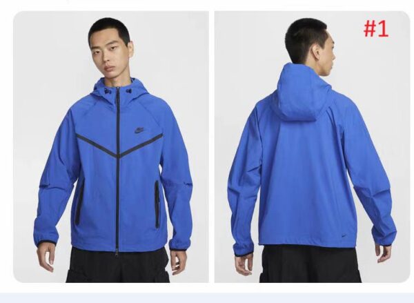⁦גקט ניילון עם כובע לגברים נייק NIKE⁩ – תמונה ⁦2⁩