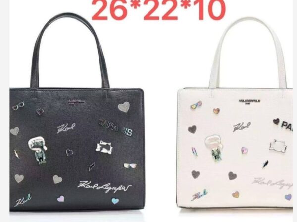⁦תיק יד מרובע לנשים קרל לגרפלד Karl Lagerfeld⁩ – תמונה ⁦7⁩