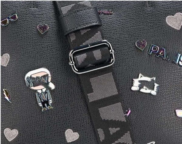 ⁦תיק יד מרובע לנשים קרל לגרפלד Karl Lagerfeld⁩ – תמונה ⁦5⁩