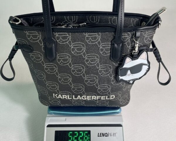 ⁦תיק צד מעוצב לנשים שתי רצועות קרל לגרפלד Karl Lagerfeld⁩ – תמונה ⁦5⁩