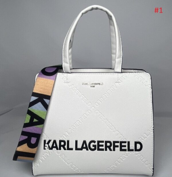 ⁦תיק יד עם רצועה לנשים קרל לגרפלד Karl Lagerfeld⁩ – תמונה ⁦2⁩