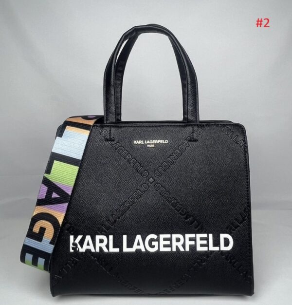 ⁦תיק יד עם רצועה לנשים קרל לגרפלד Karl Lagerfeld⁩ – תמונה ⁦3⁩