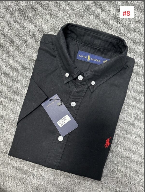 ⁦חולצה מכופתרת קצרה גברים פולו ראלף לורן Ralph Lauren⁩ – תמונה ⁦9⁩