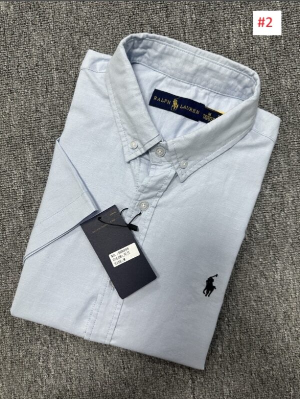 ⁦חולצה מכופתרת קצרה גברים פולו ראלף לורן Ralph Lauren⁩ – תמונה ⁦3⁩