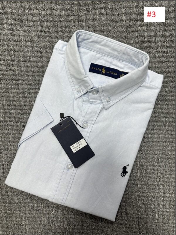⁦חולצה מכופתרת קצרה גברים פולו ראלף לורן Ralph Lauren⁩ – תמונה ⁦4⁩