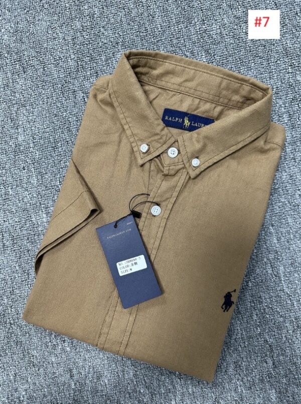 ⁦חולצה מכופתרת קצרה גברים פולו ראלף לורן Ralph Lauren⁩ – תמונה ⁦8⁩