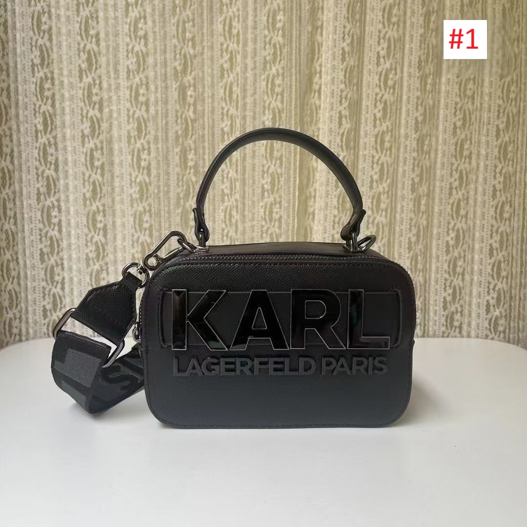 תיק צד מלבני עם ארנק תואם קרל לגרפלד Karl Lagerfeld – תמונה 2